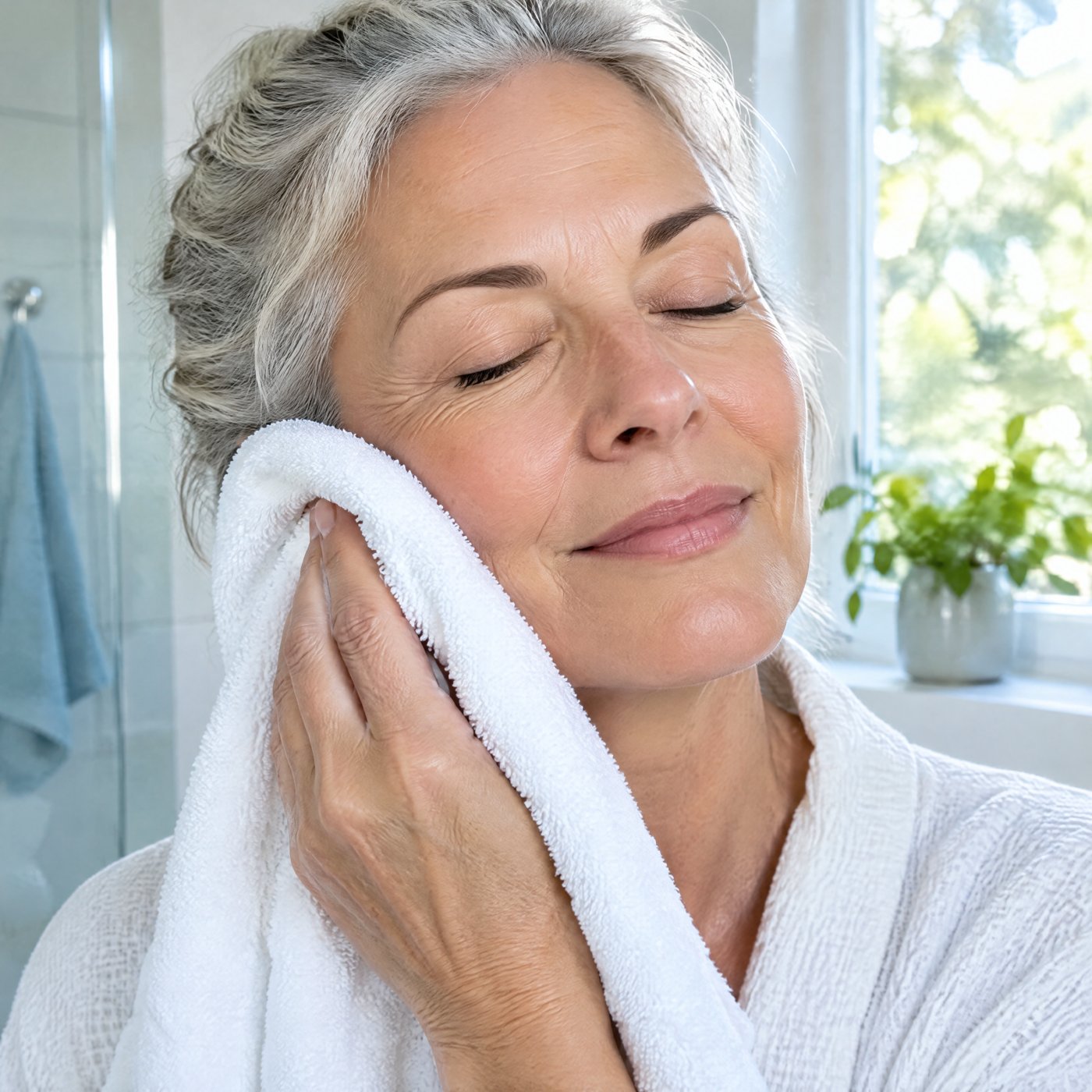 Cleanse, pat dry
