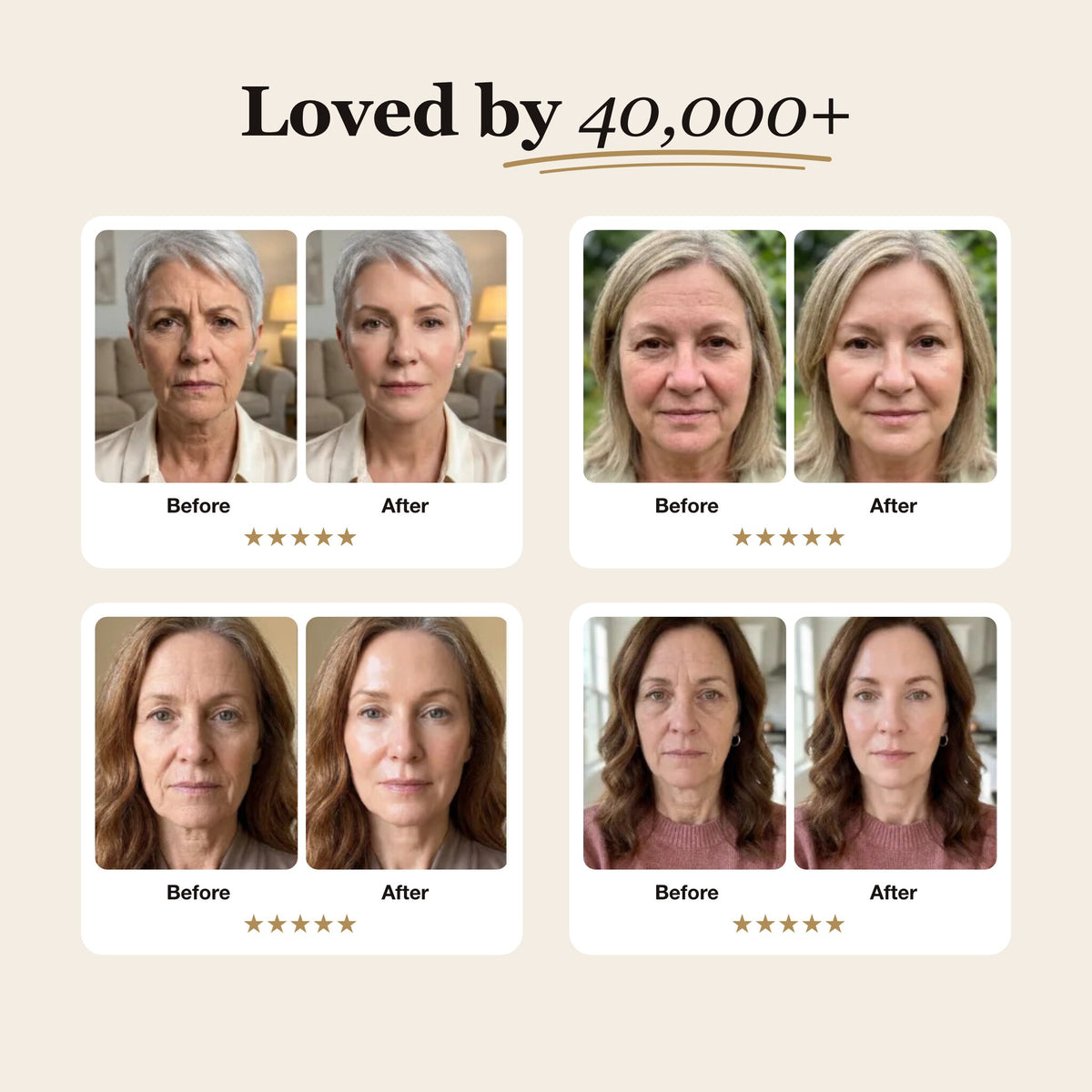 Loved by 40,000+ women, before and after