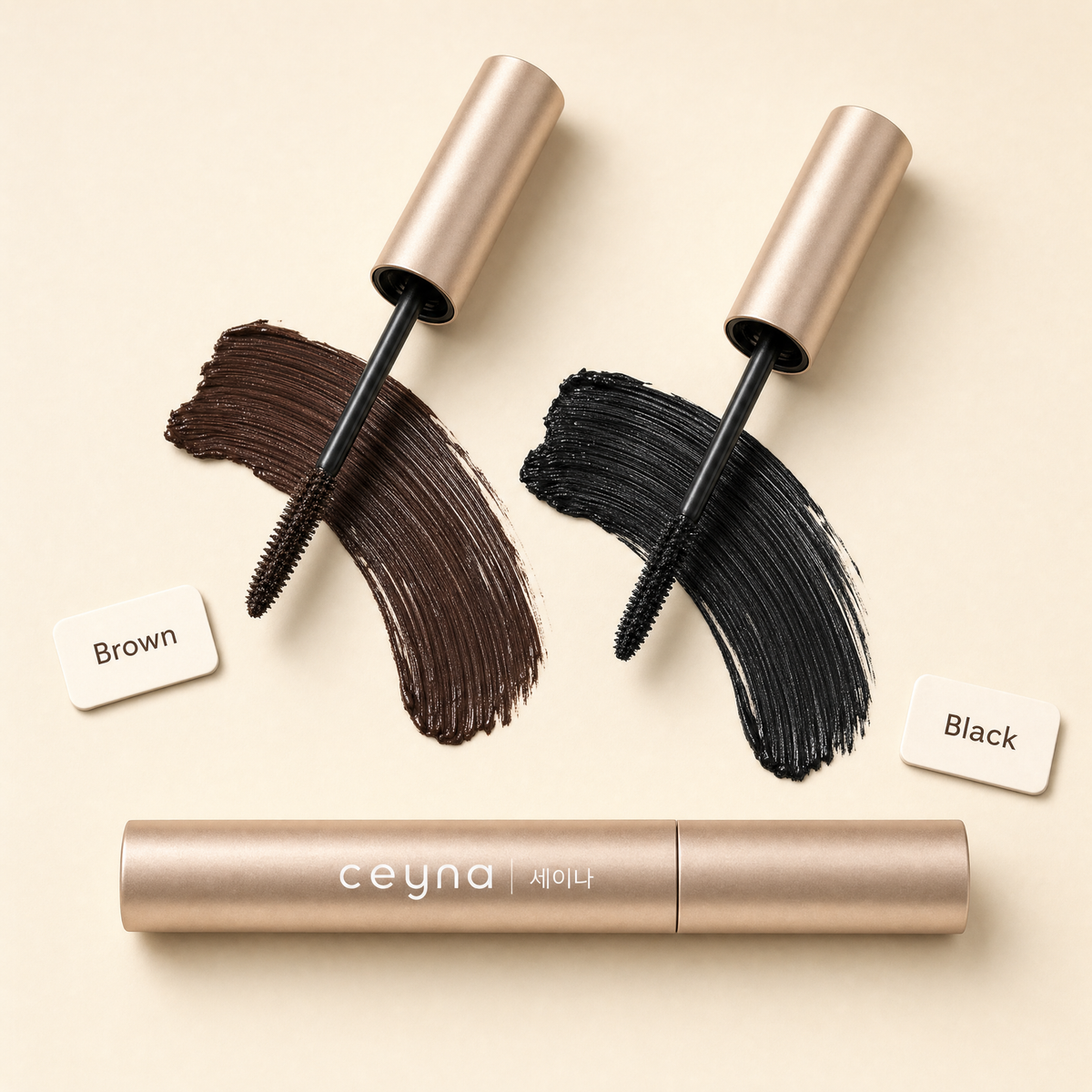 Ceyna mascara Brown and Black